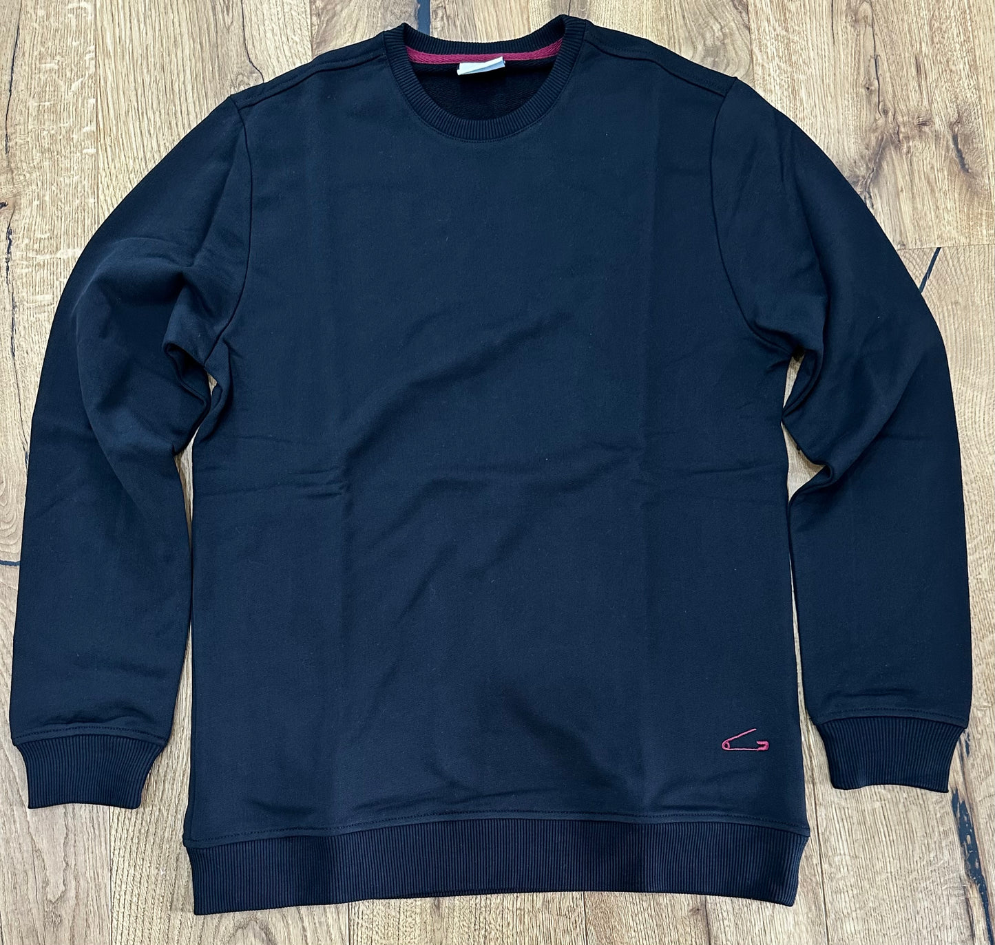 Basic Pullover schwarz