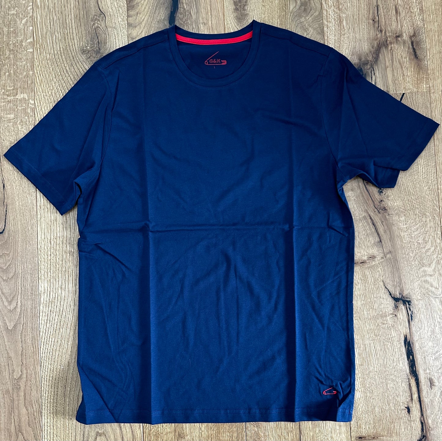 Basic T-Shirt in blau