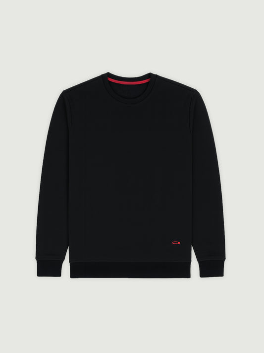 Basic Pullover schwarz