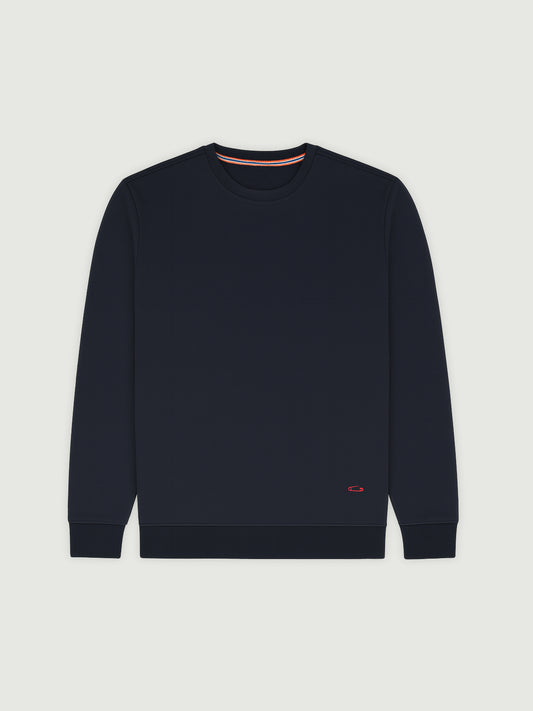 Dunkelblauer Pullover