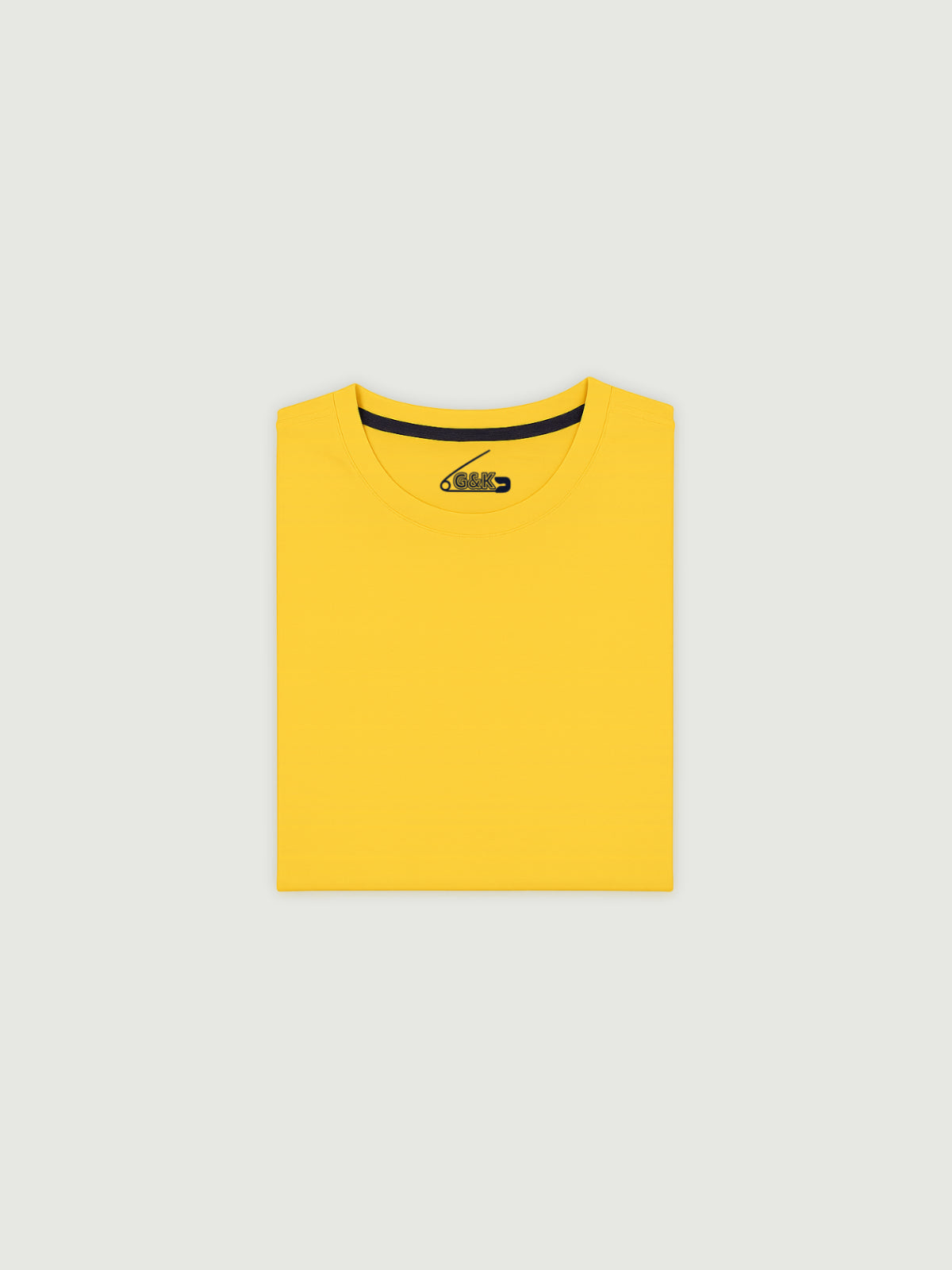 Basic T-Shirt gelb
