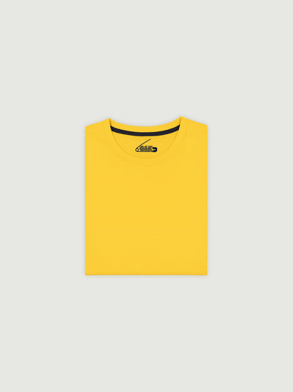 Basic T-Shirt gelb