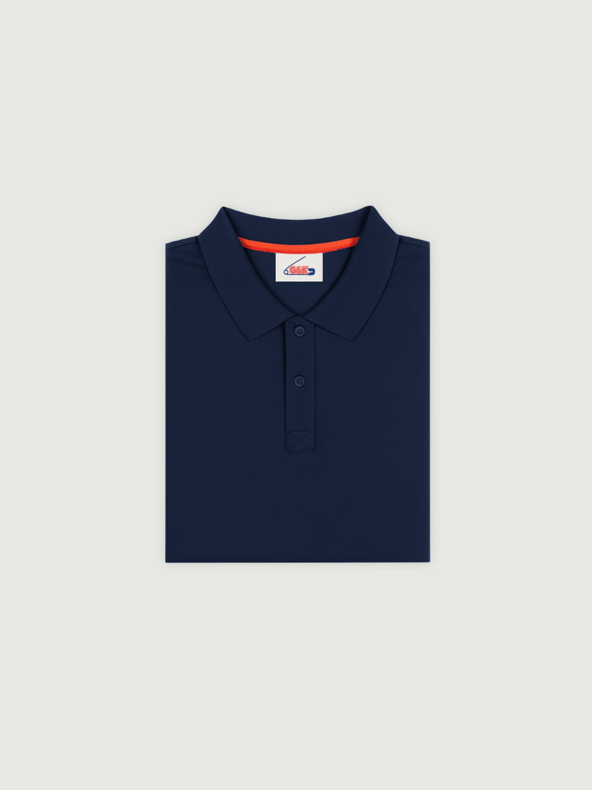 dark blue basic polo