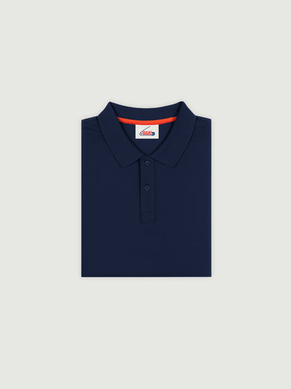 dark blue basic polo
