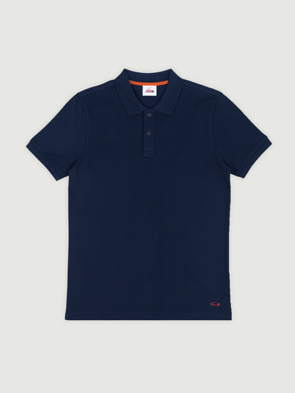 dark blue basic polo
