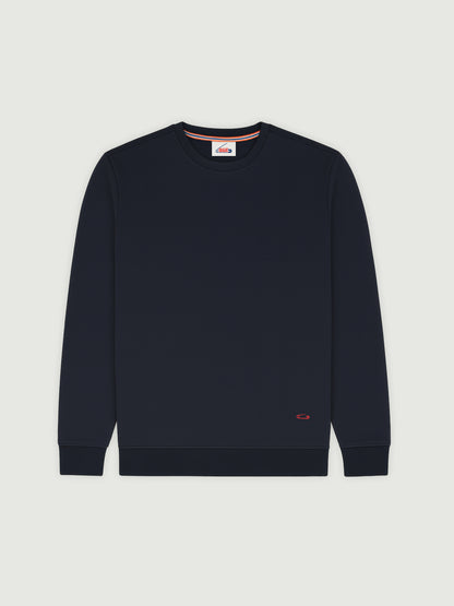 Basic Pullover dunkelblau