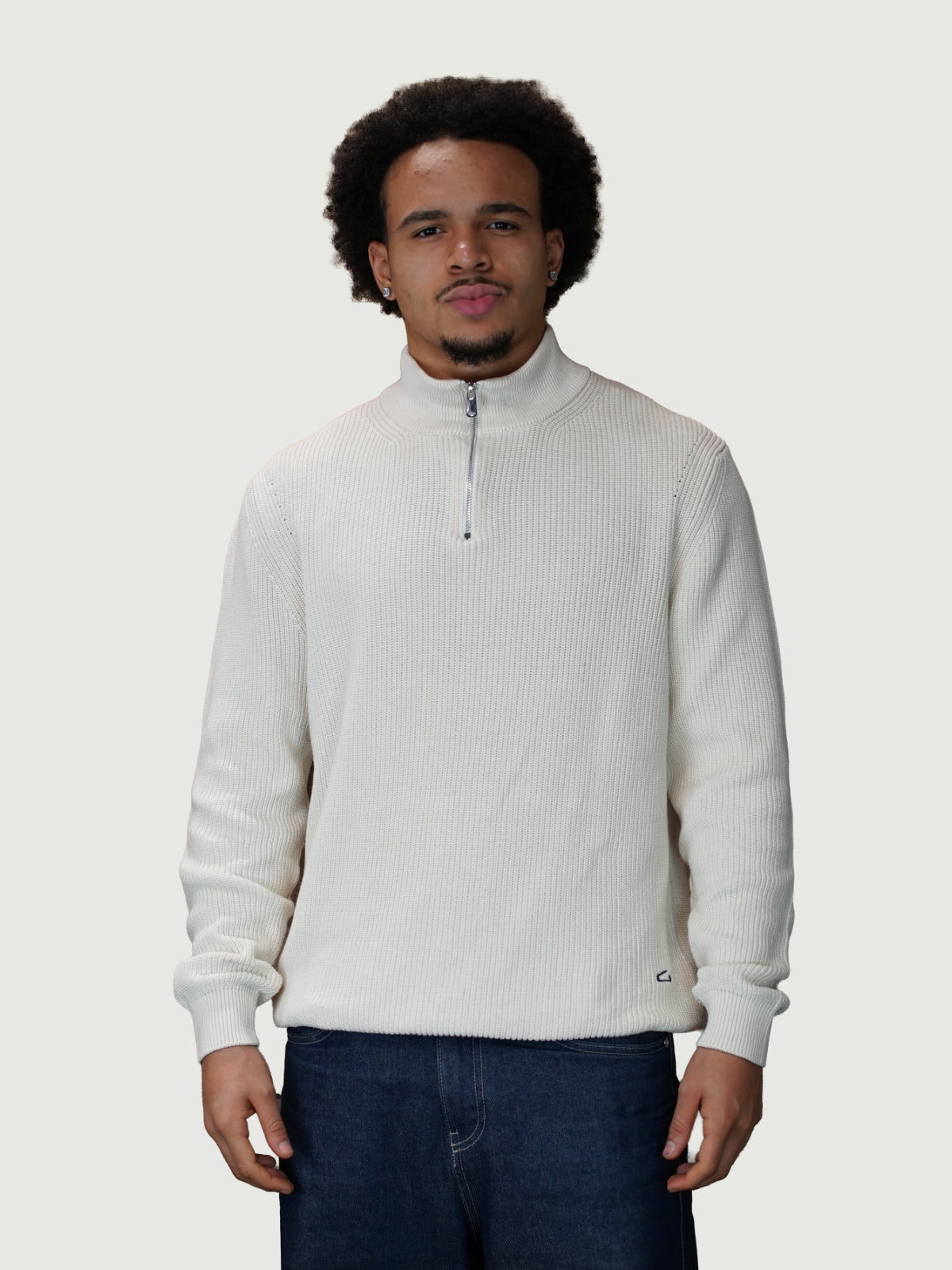 Strickpullover Beige