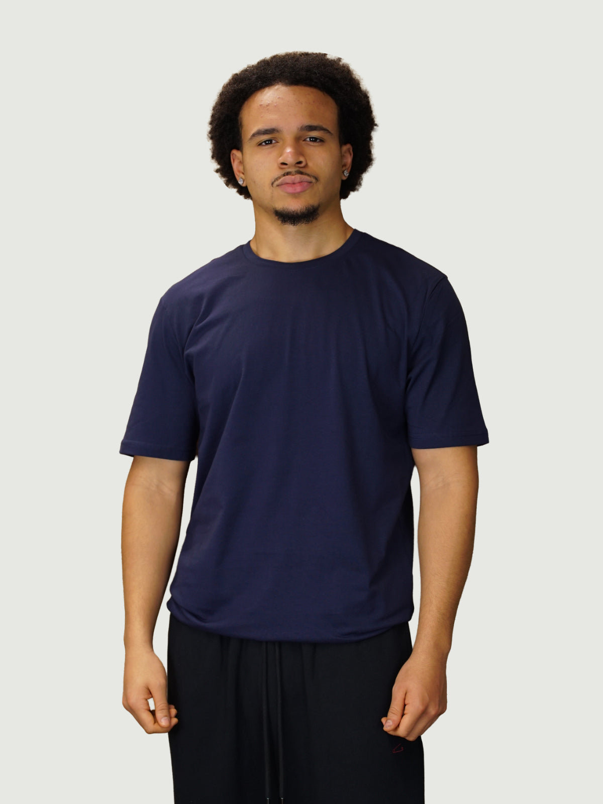 Basic T-Shirt dunkelblau