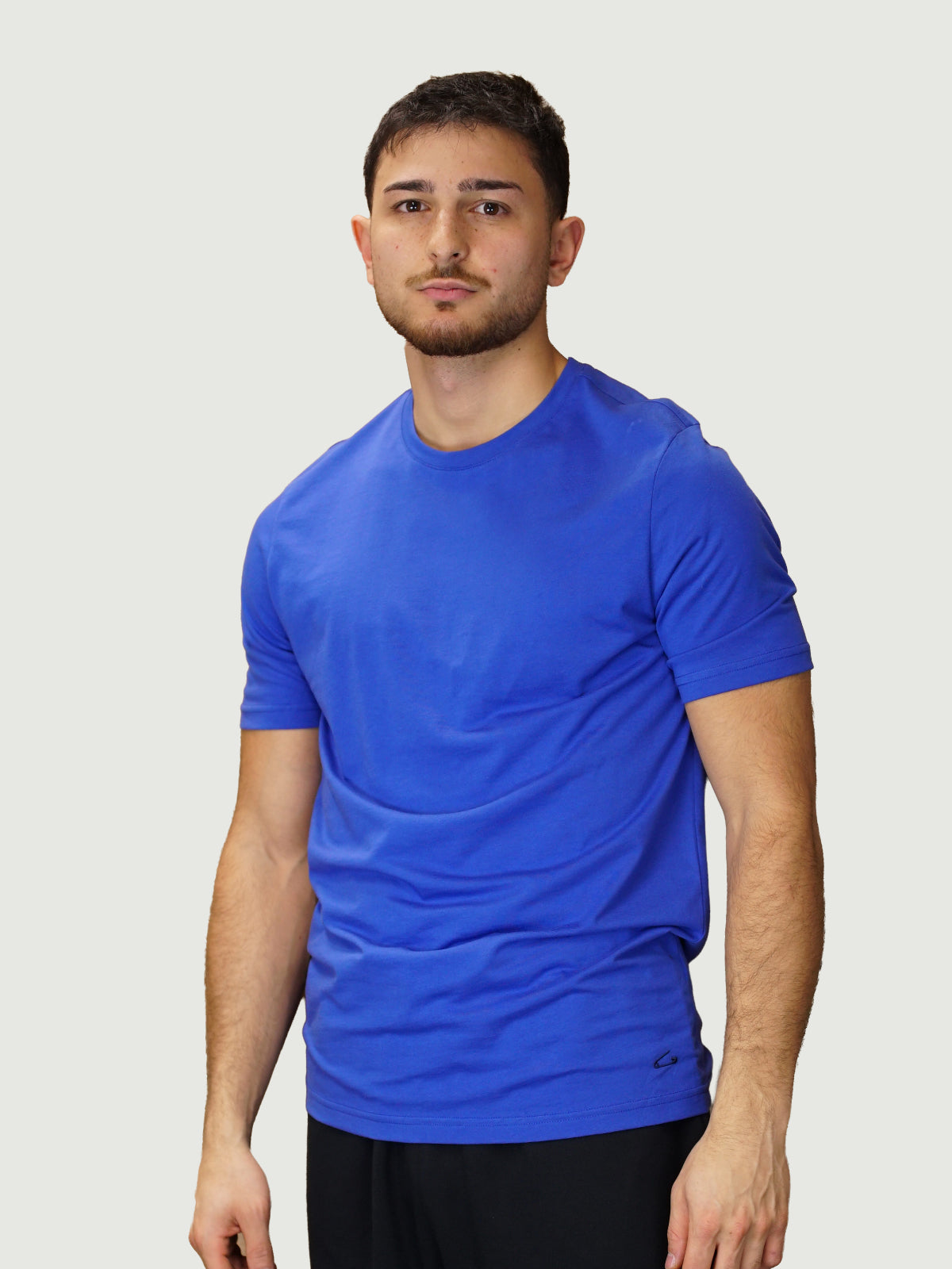 Basic T-Shirt blau