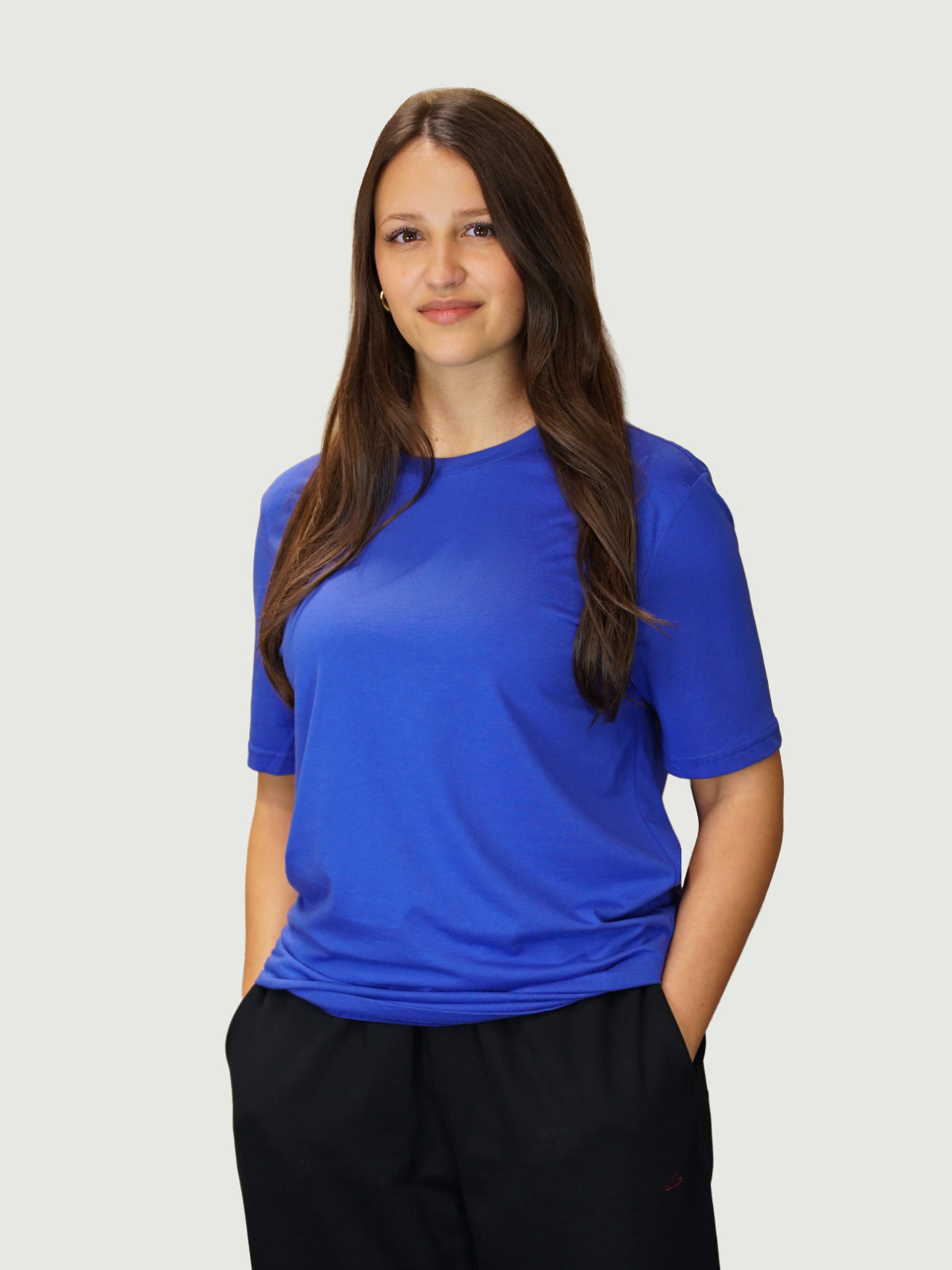 Basic T-Shirt blau