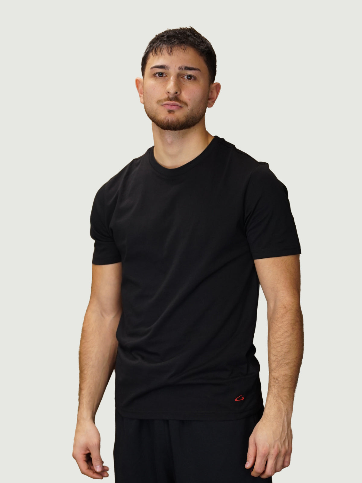 Basic T-Shirt schwarz