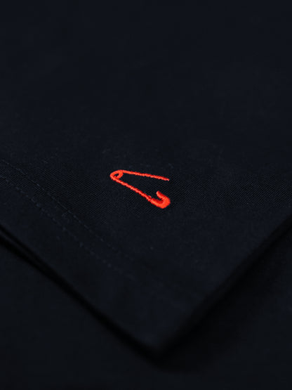 Basic T-shirt in dark blue