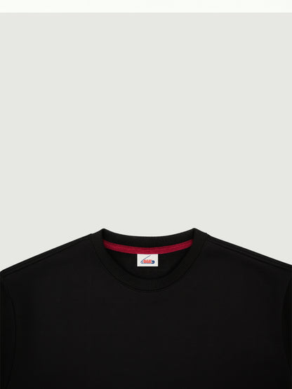 Basic Pullover schwarz