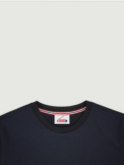 Basic Pullover dunkelblau