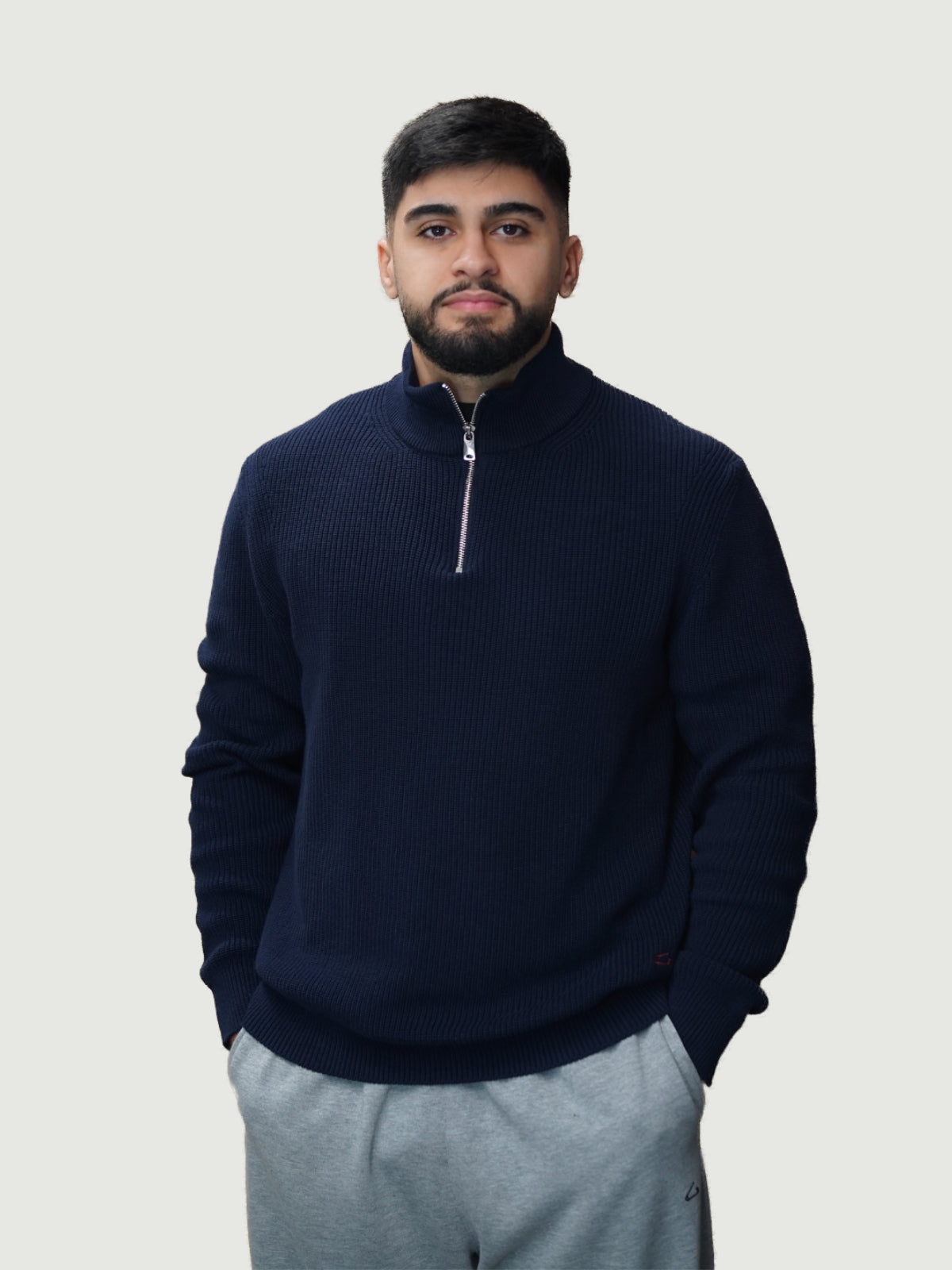 Strickpullover dunkelblau