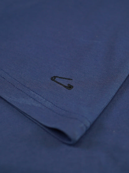 Basic T-Shirt blau