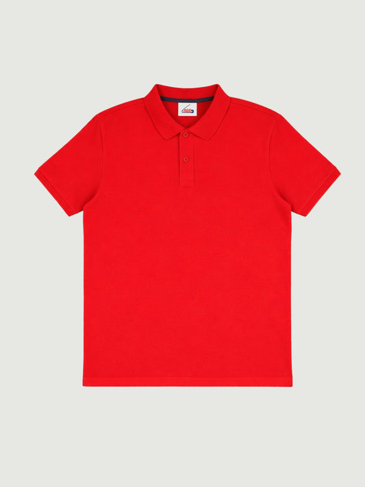 rotes Basic Polo